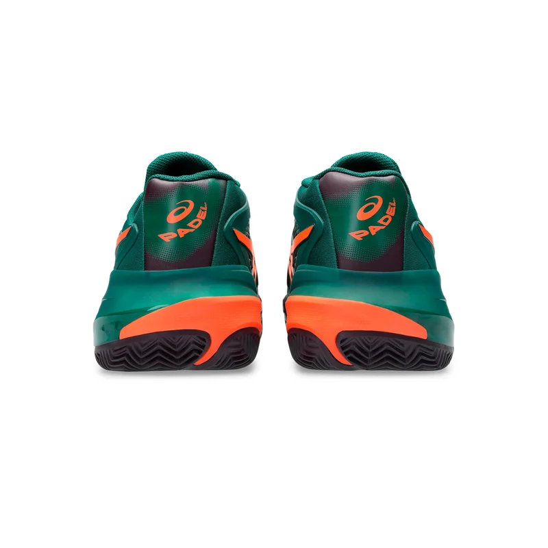 Gel-Resolution X Chaussures padel Hommes - vert foncé, orange fluo