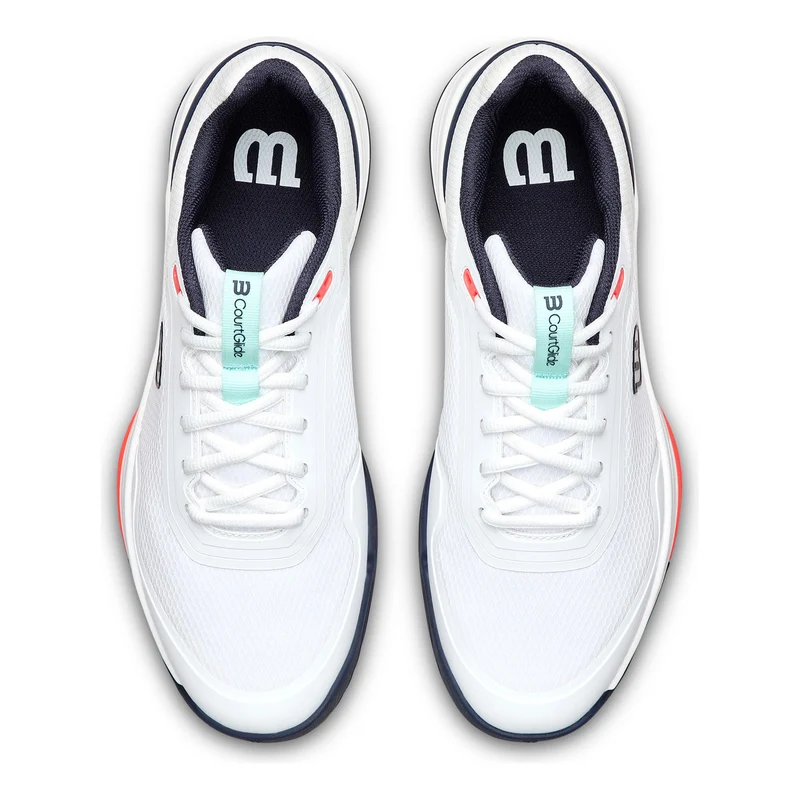 Courtglide Chaussures padel Hommes - blanc, turquoise