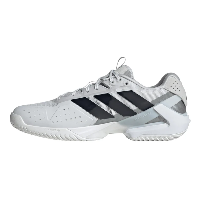 adizero Ubersonic 5 Chaussures toutes surfaces Hommes - gris clair, bleu nuit