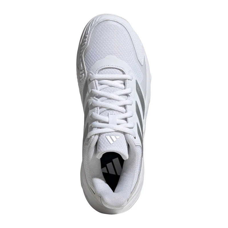 CourtJam Control 3 Chaussure terre battue Femmes - blanc, argent