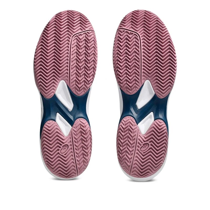 Game FF Chaussure terre battue Femmes - blanc, bleu foncé