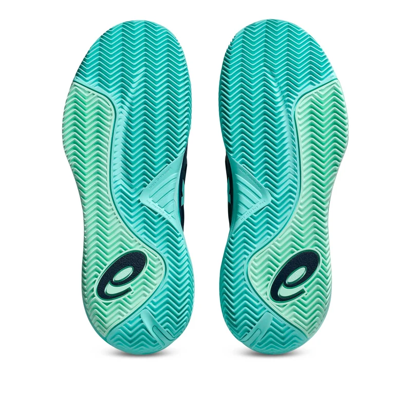 Gel-Resolution X Chaussure terre battue Hommes - bleu foncé, menthe