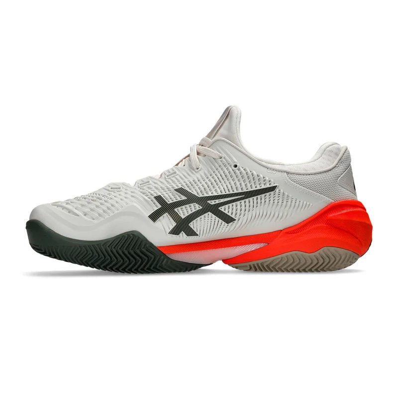 Court FF 3 Chaussure terre battue Hommes - crème, orange fluo