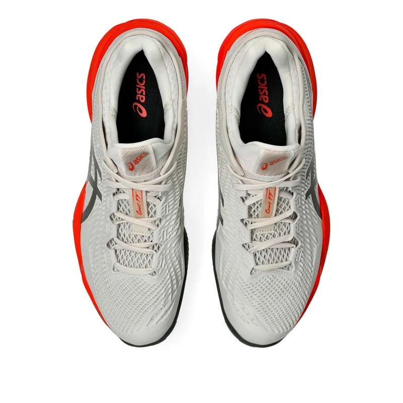 Court FF 3 Chaussure terre battue Hommes - crème, orange fluo