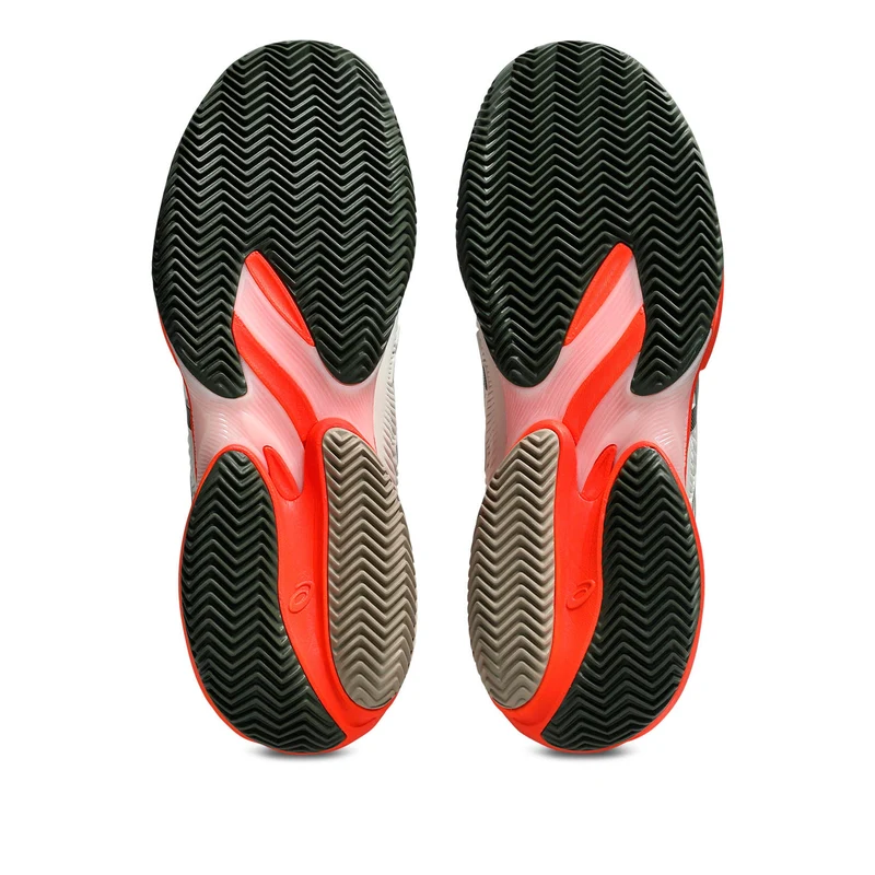 Court FF 3 Chaussure terre battue Hommes - crème, orange fluo