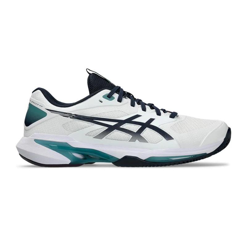 Solution Speed FF 4 Chaussure terre battue Hommes - blanc, bleu nuit