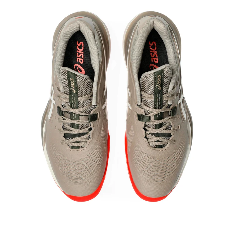Gel-Resolution X Chaussure terre battue Hommes - beige, blanc