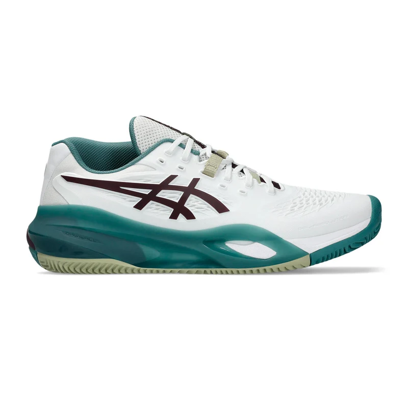 Gel-Resolution X Chaussure terre battue Hommes - blanc, bleu petrol