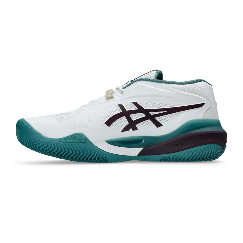 Gel-Resolution X Chaussure terre battue Hommes - blanc, bleu petrol