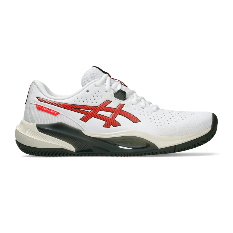 Gel-Challenger 15 Chaussure terre battue Hommes - blanc, rouge