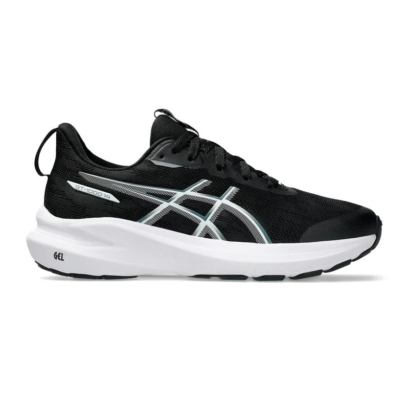 GT-1000 14 GS Chaussure de running avec stabilisateurs Enfants - noir, gris