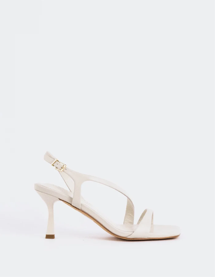 Jaycie Off White Leather