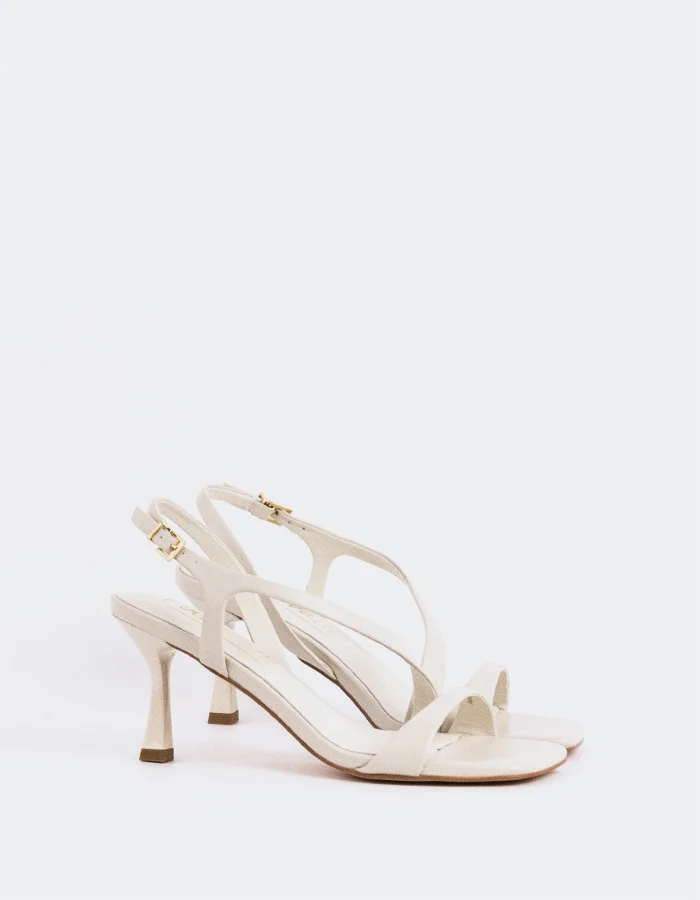 Jaycie Off White Leather