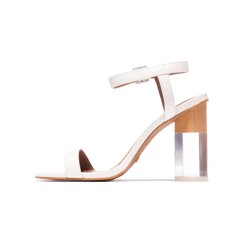Kaia White Leather