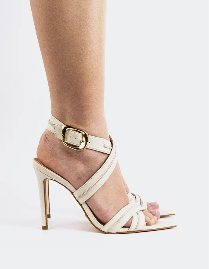 Gisele Off White Leather