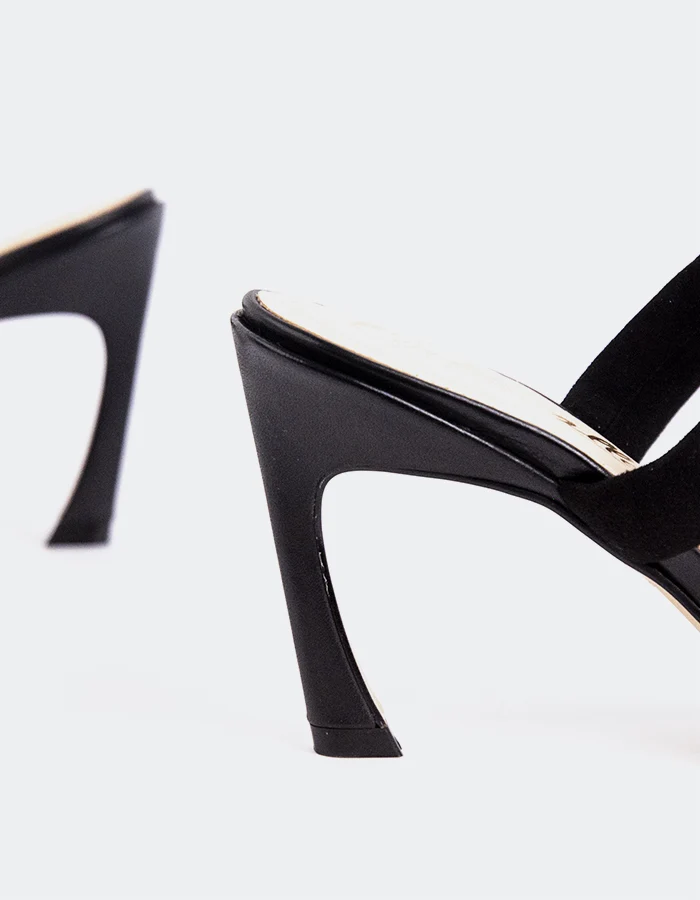 Yrina Black Suede