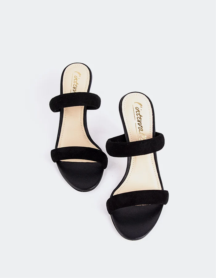 Yrina Black Suede