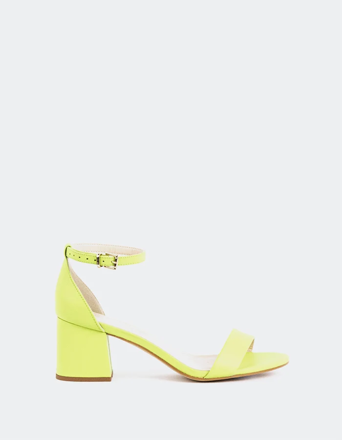 Karissa Apple Green Leather