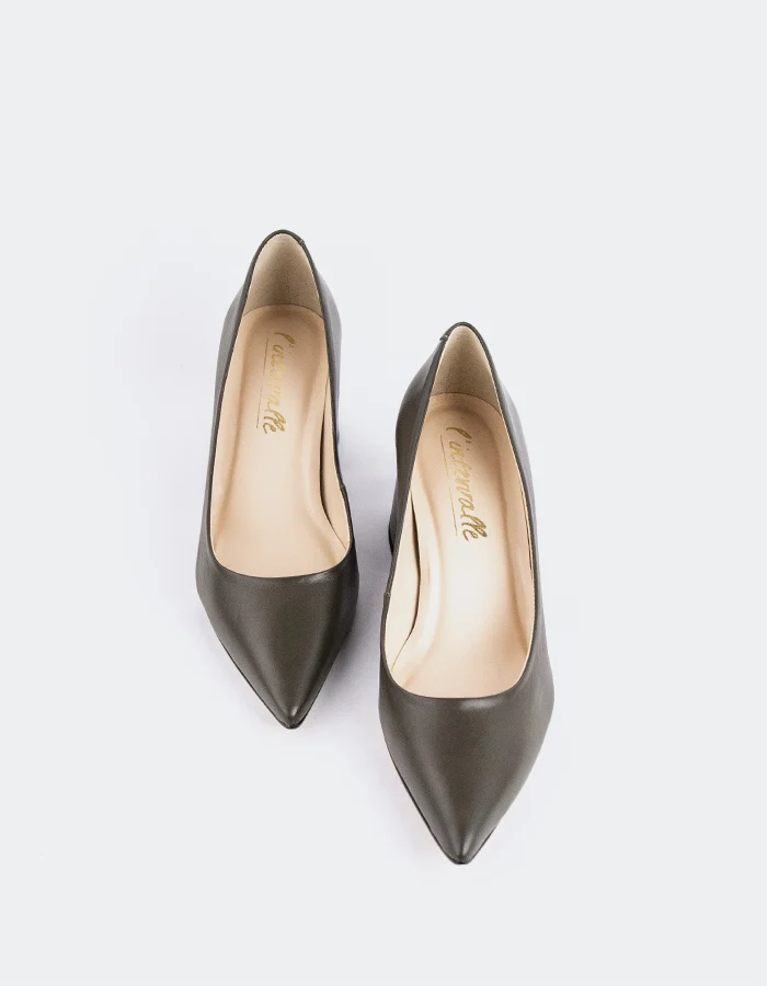Josephine Khaki Leather
