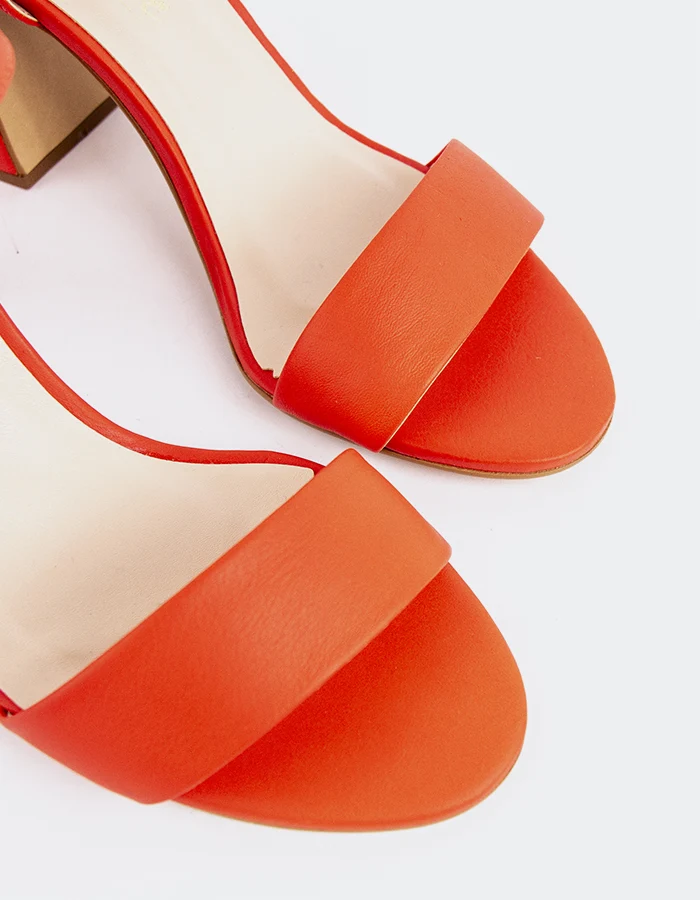 Daffy Red Leather