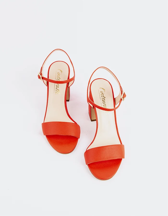 Daffy Red Leather