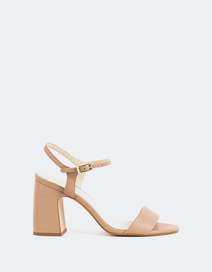 Daffy Dark Nude Leather