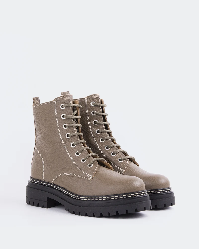 Chandler Taupe Leather