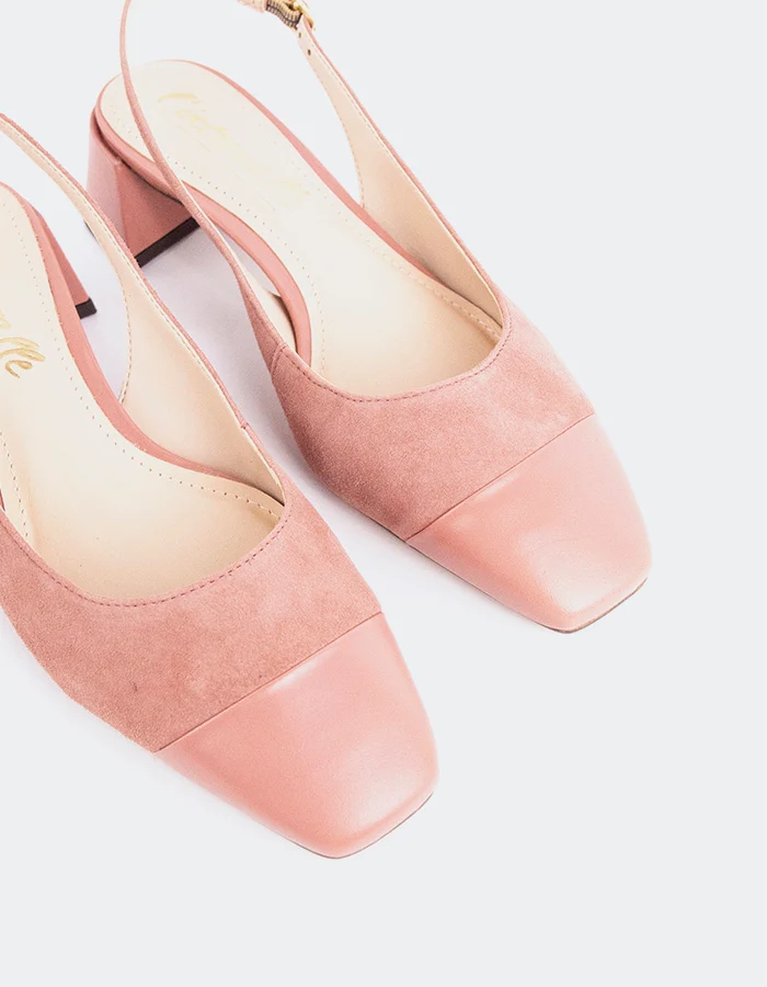 Marieliz Pink Suede