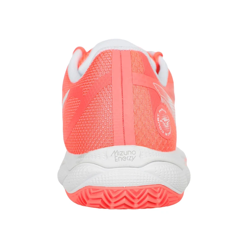 Wave Enforce Court Chaussure terre battue Femmes - corail, blanc