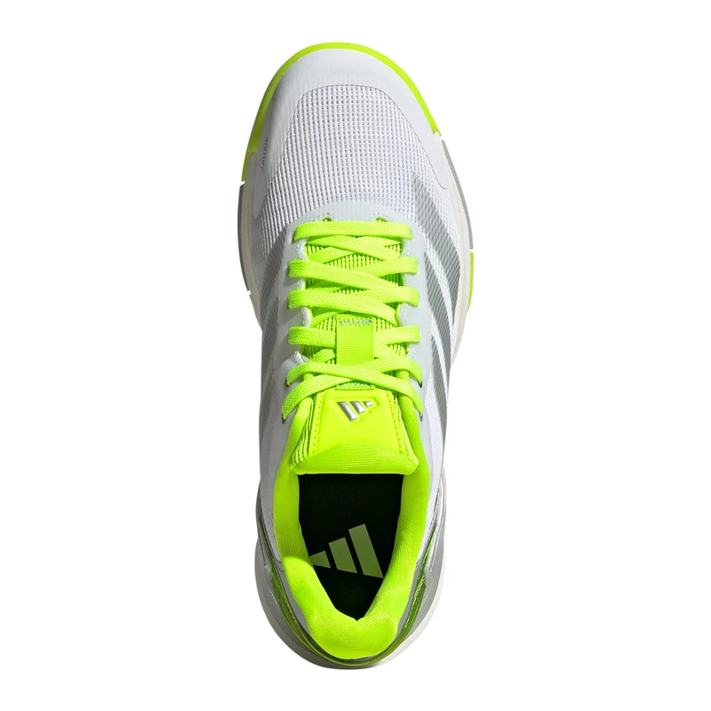 Crazyquick LS Chaussures padel Femmes - blanc, jaunes fluo