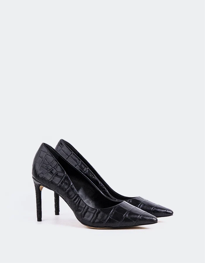 Zinnia Black Croco