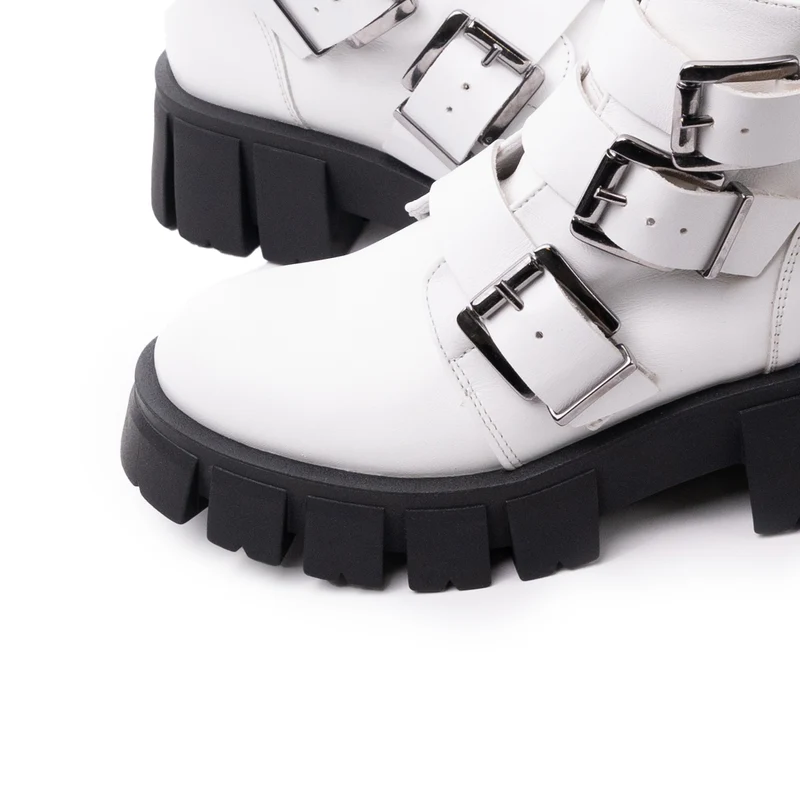 Kolkata White Leather