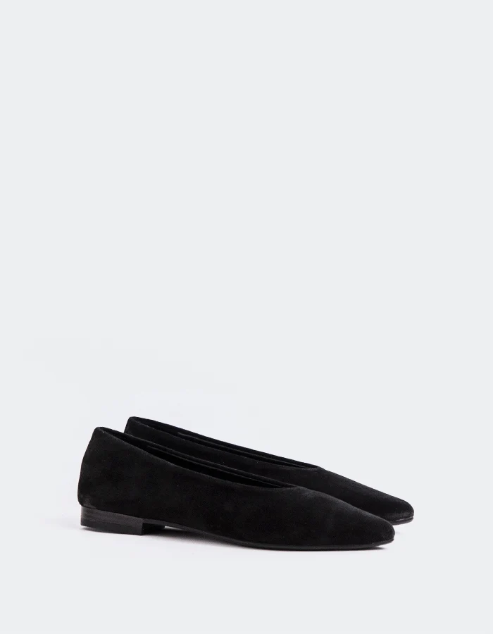 Thena Black Suede