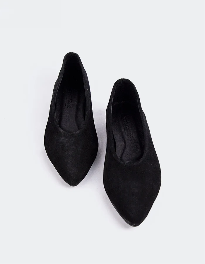Thena Black Suede
