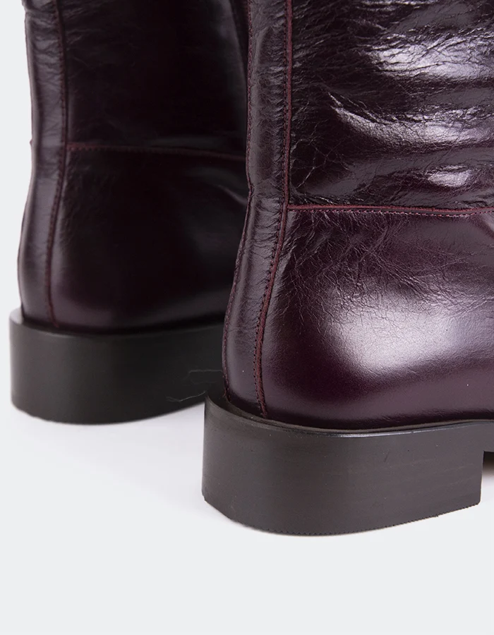 Moyle Burgundy Leather