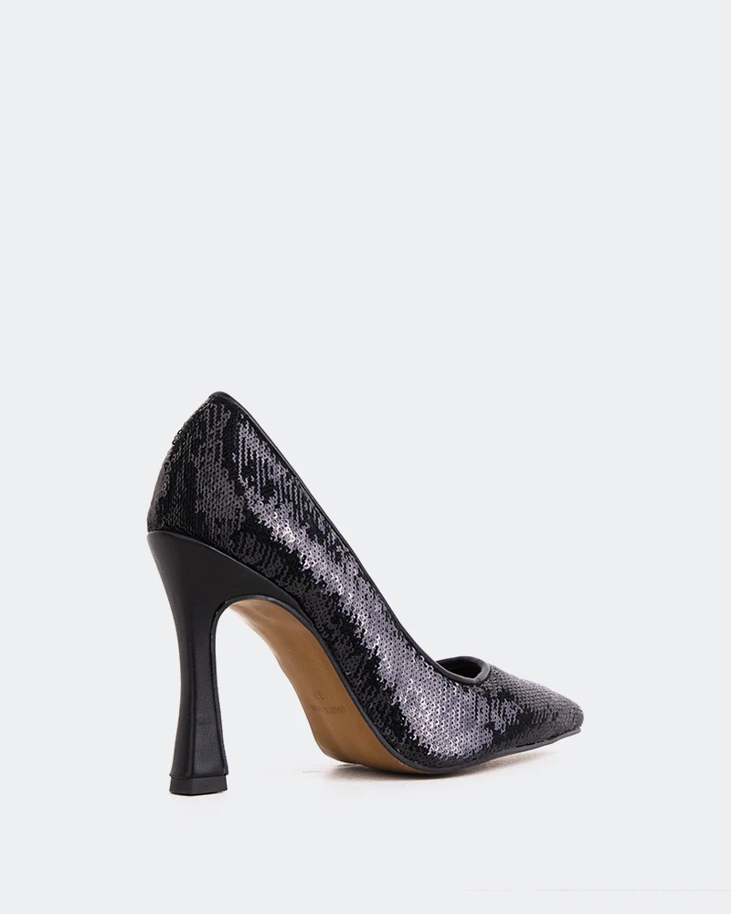 Norah Black Sequins