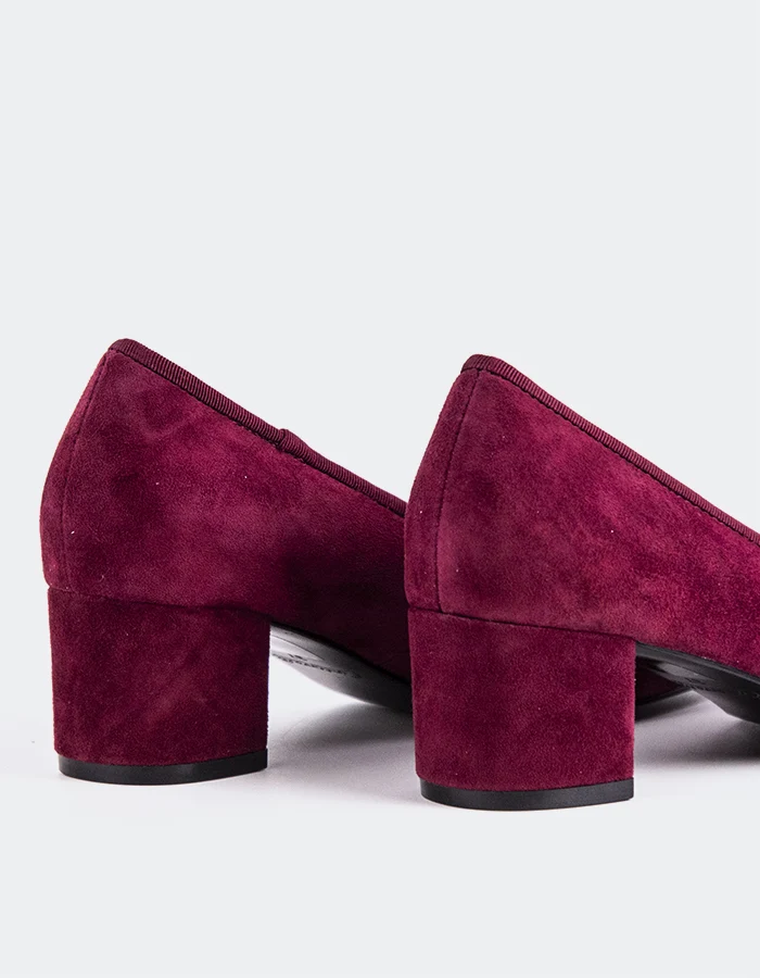 Ruslan Burgundy Suede