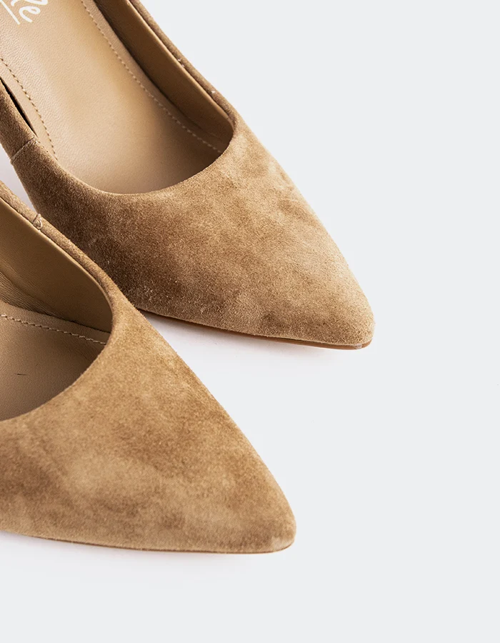Amanda Camel Suede