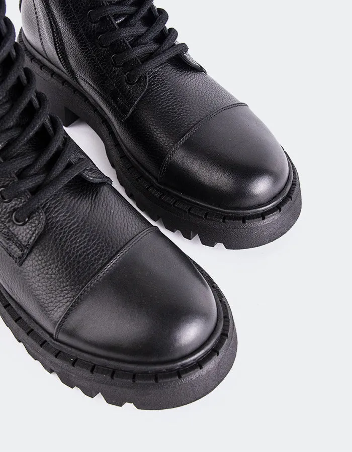 Marieville Black Leather