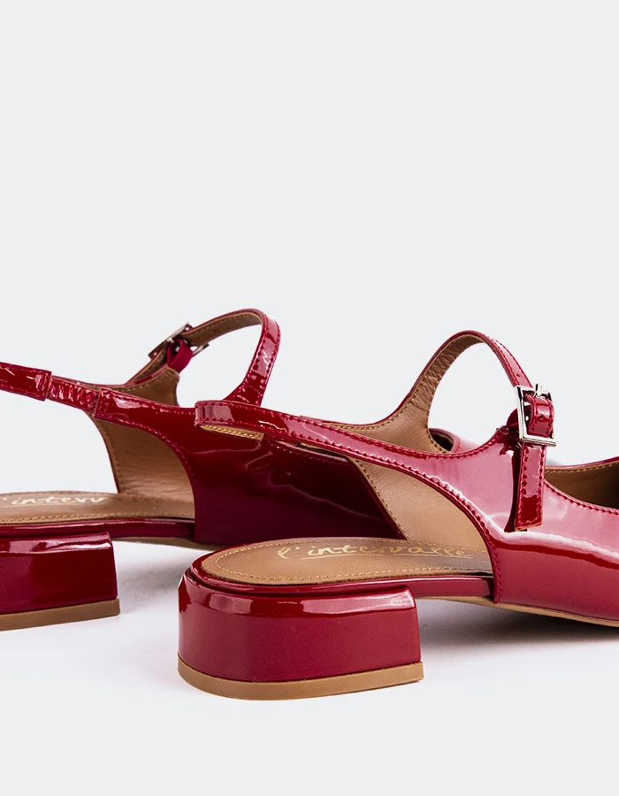 Miltonia Black/Burgundy Patent