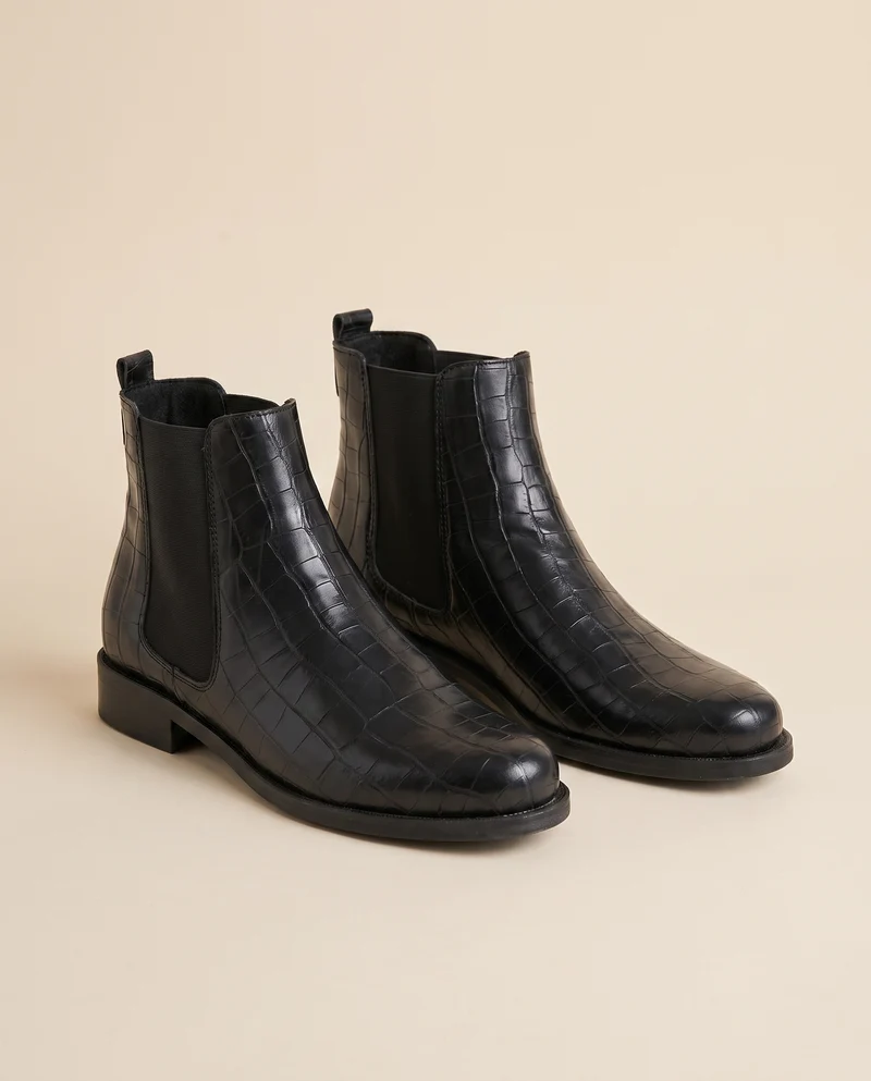 CARAMEL NOIR CROCO