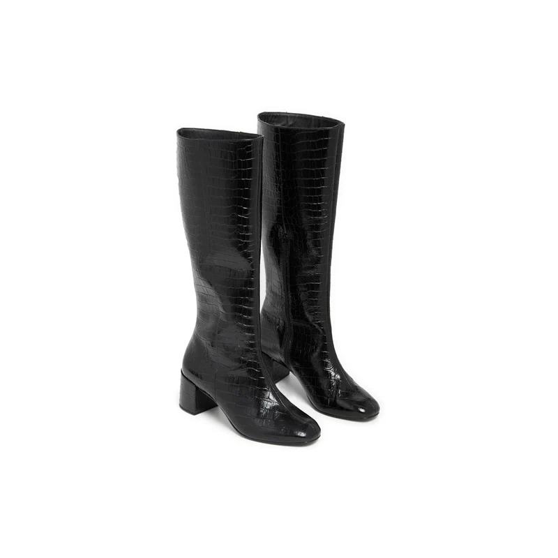 LEZIA NOIR CROCO