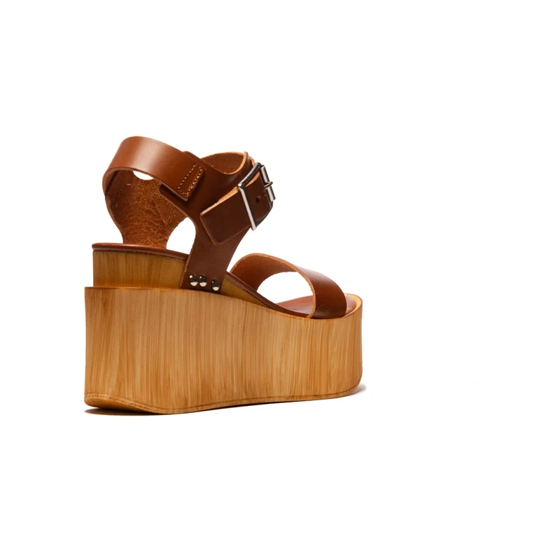 Fleur Tan Leather