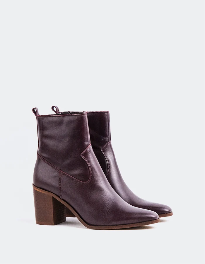 Caleb Burgundy Leather