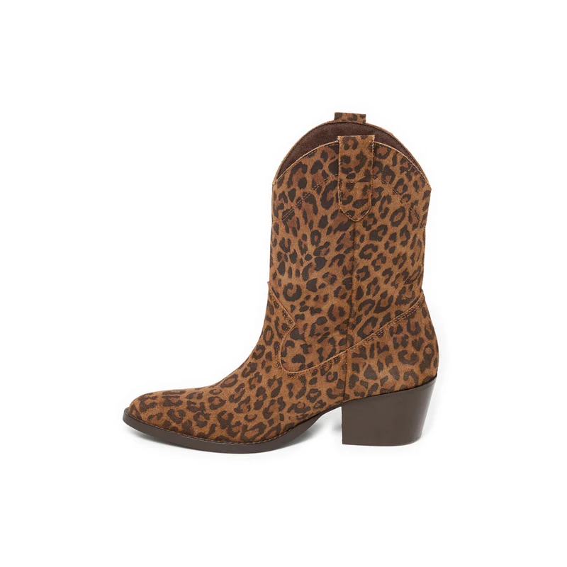 ZELIE LEOPARD SUEDE