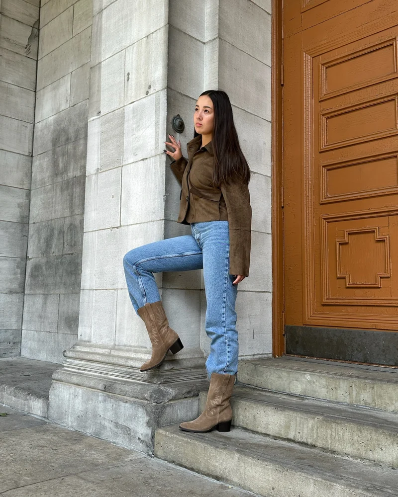Freyr Taupe Suede