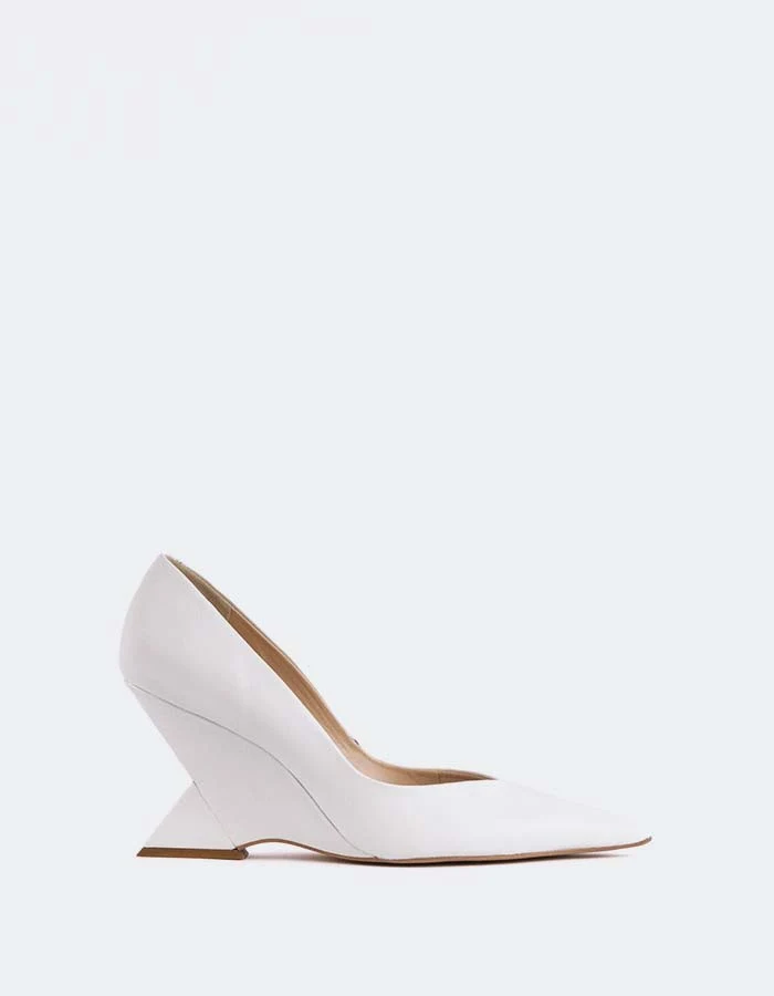 Kressy White Leather