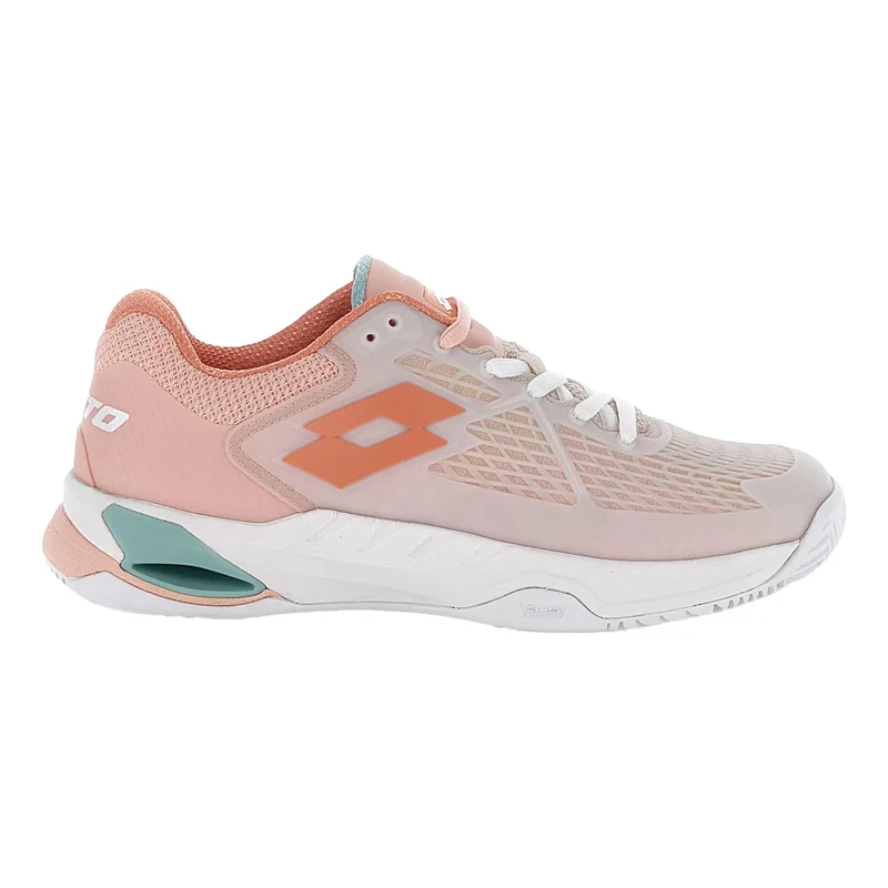 Mirage 100 II Chaussure terre battue Femmes - blanc, corail