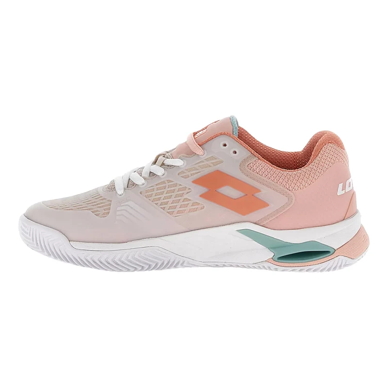 Mirage 100 II Chaussure terre battue Femmes - blanc, corail