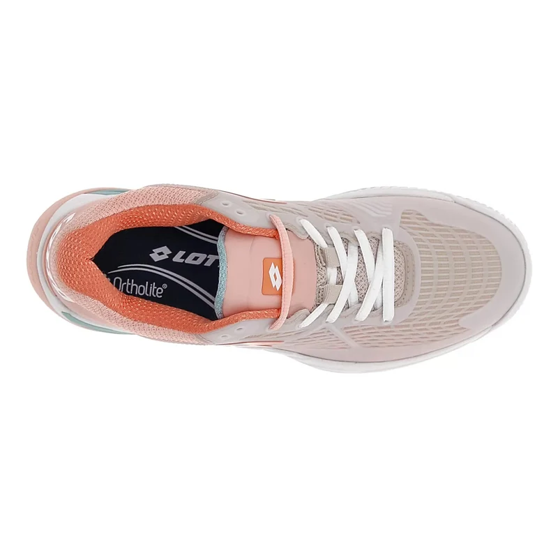 Mirage 100 II Chaussure terre battue Femmes - blanc, corail